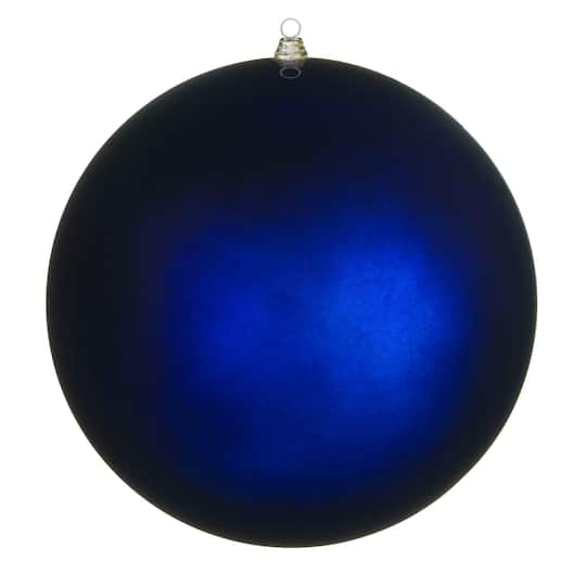 Vickerman 24" Giant Matte Ball Christmas Ornament in Midnight Blue | Michaels®